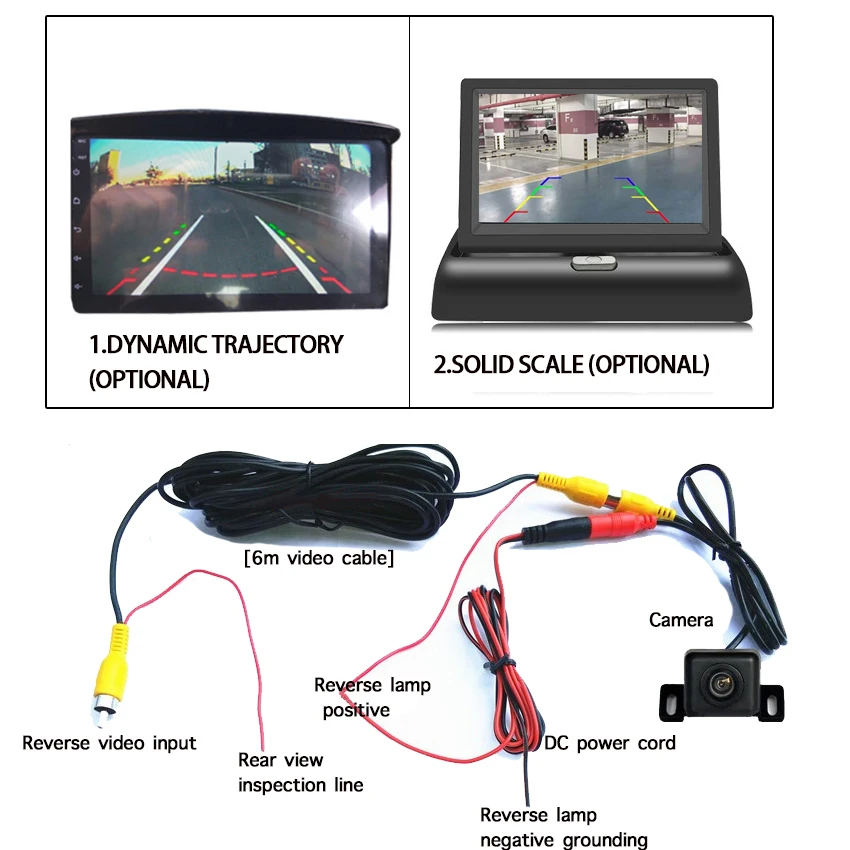 Starlight night vision rear view camera