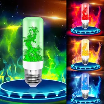 

G-Sensor Creative Corn Bulb Party Decoration New Living Room LED Fire Light Decor 4 Modes Lighting Home Christmas