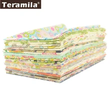 Teramila 40x50 см Ткань для вышивания кукол цветы дизайн серийный хлопок ткань телас лоскутное Algodon Tissu ручной работы DIY одеяла ткань