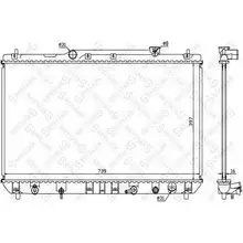 Радиатор системы охлаждения АКПП\ Toyota Camry 2.2 97-98 STELLOX