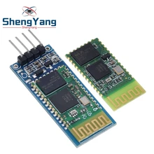 1pcs shengyang hc06 HC-06 série sem fio 4 pinos rf transceptor rs232 ttl módulo bluetooth plug-in para arduino