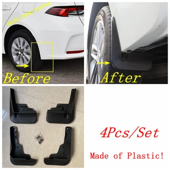 

Lapetus Accessories For Toyota Corolla 2019 2020 Car Front Rear Mud Flap Mudguards Splash Guards Fender Plastic Cover Kit Trim