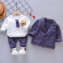 BibiCola/комплект одежды для маленьких мальчиков, деловой костюм для детей комплект одежды для маленьких джентльменов с бантом для мальчиков, платье для дня рождения школьная одежда