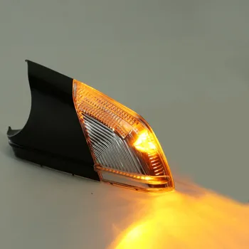 

Left Right Side Wing Car Styling Rearview Mirror Turn Signal Light Indicator Lamps Bar Lighting for VW Polo mk4 FL 2005-2009