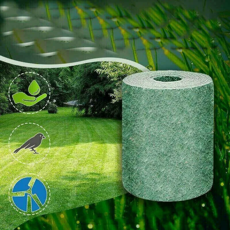 

Biodegradable Grass Seed Mat Fertilizer Garden Picnic Gardening Lawn Planting Mat DIY Green Plant Landscape Yard Garden Decor