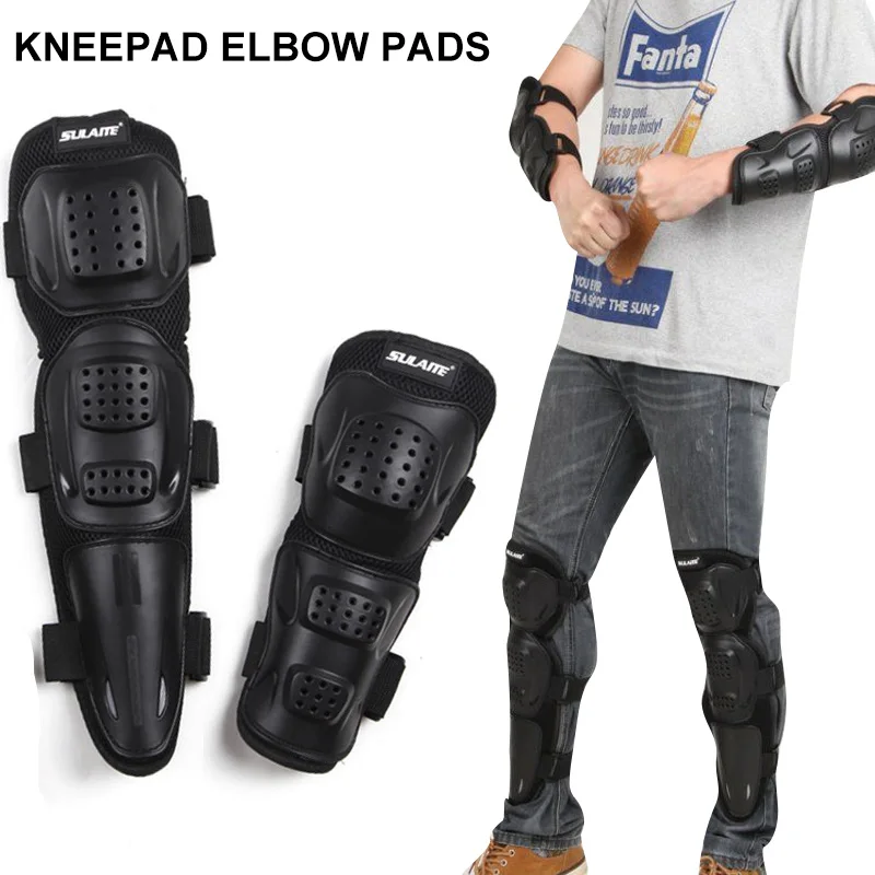 Roller-Skating Kneepad Roller Protector Motorcycle Protecting Palm Skating Protective Gear PE+EVA Cross-Country Race Sports