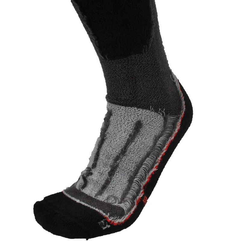 1 пара уличных лыжных носков зимние теплые дышащие нескользящие носки из мериносовой шерсти махровые толстые длинные спортивные носки классические прочные Лыжные носки