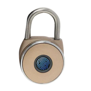 

Intelligent Padlock, Fingerprint, Metal Waterproof, Suitable for Home, Suitcase, Backpack, Gym, Bicycle, Office, Usb Charging