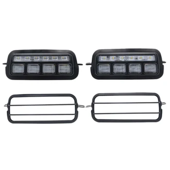

2Pcs Applicable To Lada Niva 4x4 1995+Led Daytime Running Light over Turn Signal Light Drlpmma Car Headlight Replacement Parts