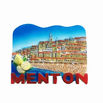 

BABELEMI New France Cote d'Azur Menton 3D Fridge Magnets Tourism Souvenirs Refrigerator Magnetic Stickers Home Decortion