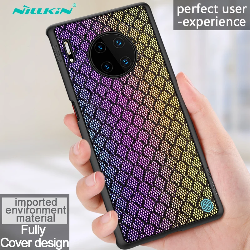 Для huawei mate 30 Pro Роскошный чехол для телефона Fundas NILLKIN Twinkle чехол гибкий ТПУ PC полиэстер сетка светоотражающий чехол для телефона