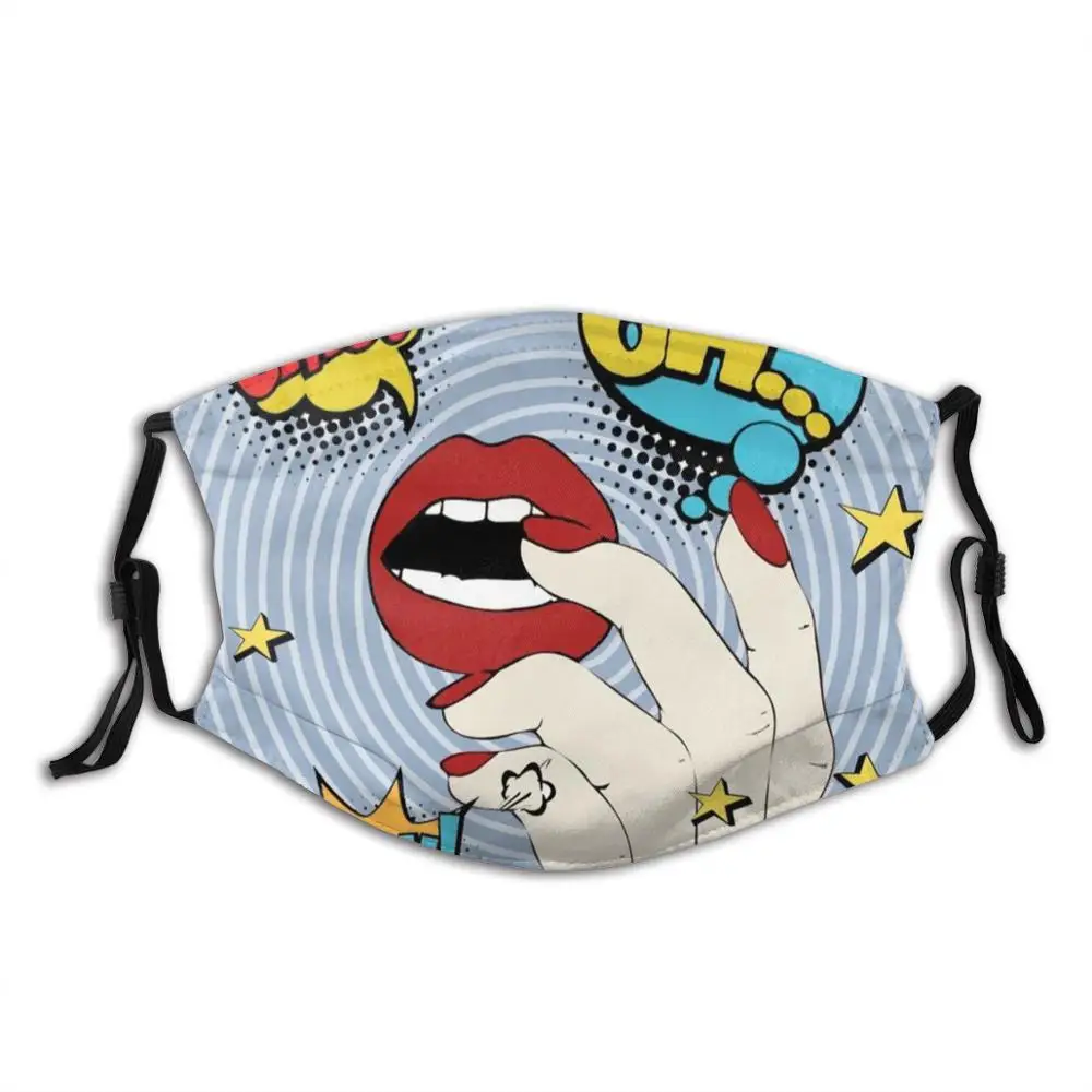 

Pop Art Fashion Masks Pop Art Comic Girls Comic Book Sensual Pink Retro Grunge Modern Urban Cool Awesome Harmony