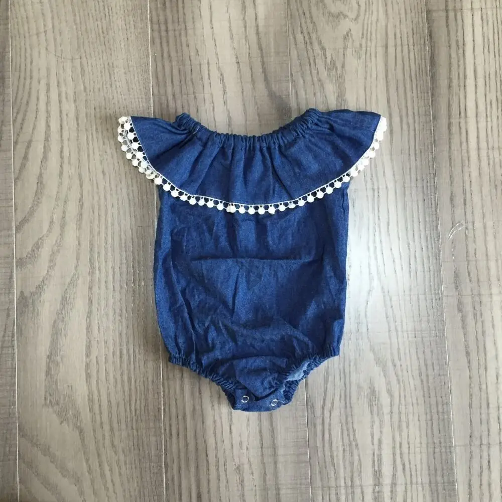 

baby clothes baby solid navy romper infant toddler romper baby summer romper wholesale