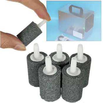 

5PCS Ozone Aeration Bubble Stone Diffuser Stone High Temperature Firing Sterilization For Ozone Generator
