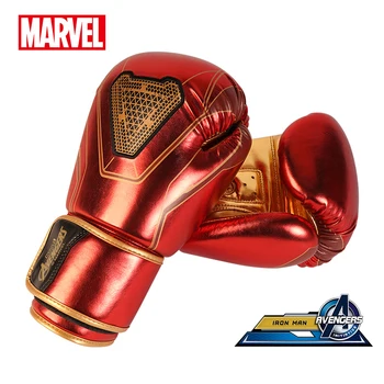 

Marvel HIGH Quality Adults Men Boxing Gloves PU Leather Size 10 Thai Boxing Gloves Mitts Equipment