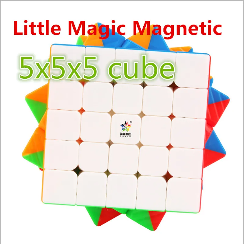 Yuxin 5x5x5 куб маленький магический M 5x5x5 Магнитный магический куб yuxin Магнитный 5x5 скоростной куб Zhisheng 5x5 Магнитный куб-головоломка игрушки