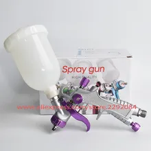 H-891 0,8 мм HVLP Краскораспылитель Профессиональный мини гравитационный распылитель краски 250 мл чашка