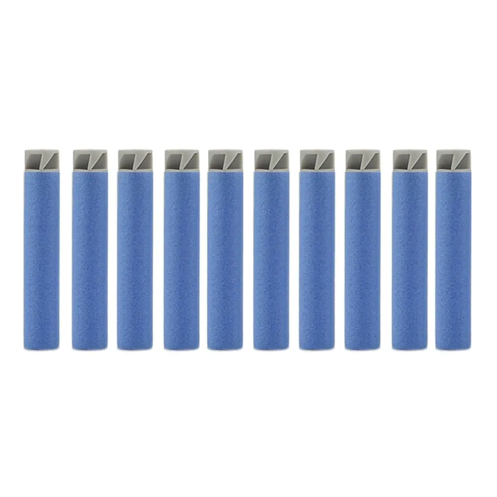 

10pcs/set Creative Plastic EVA Bullets Head Safe Soft Bullets Refill Foam Darts Toys Gun Bullets for Nerf Strike Elite Blaster
