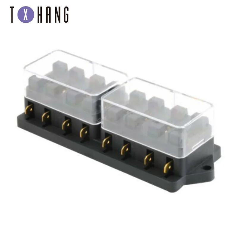 

1Pcs 8 Way Circuit Standard ATC Blade Fuse Holder Fuse Mayitr For Car Auto Accessories High Quality