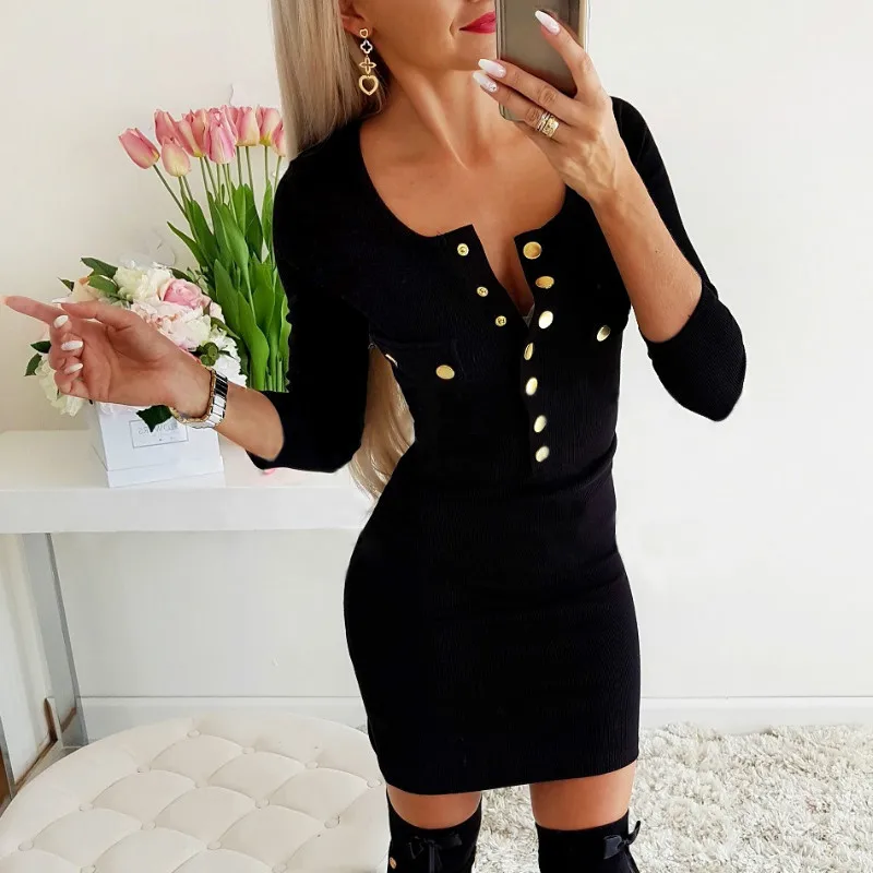 low cut club dresses