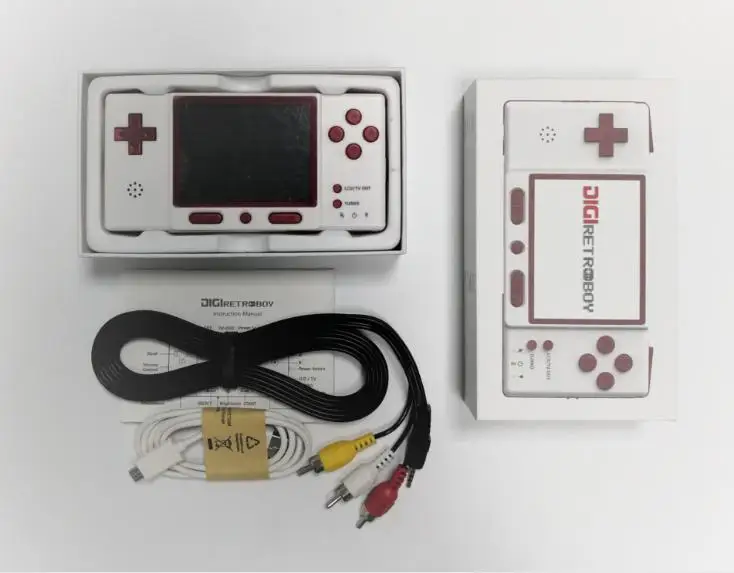 DIGIRETROBOY 3 дюймов классический 32 бит игровая консоль для GBA/GBC/GB/NES о звонках, sms-сообщениях, гг/шт Поддержка Tf карты портативные игровые консоли