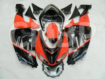 

Zx-10r 2006 - 2007 Plastic Fairings Zx 10r 06 Red Black Full Body Kits Zx10r 06 Motorcycle Fairing