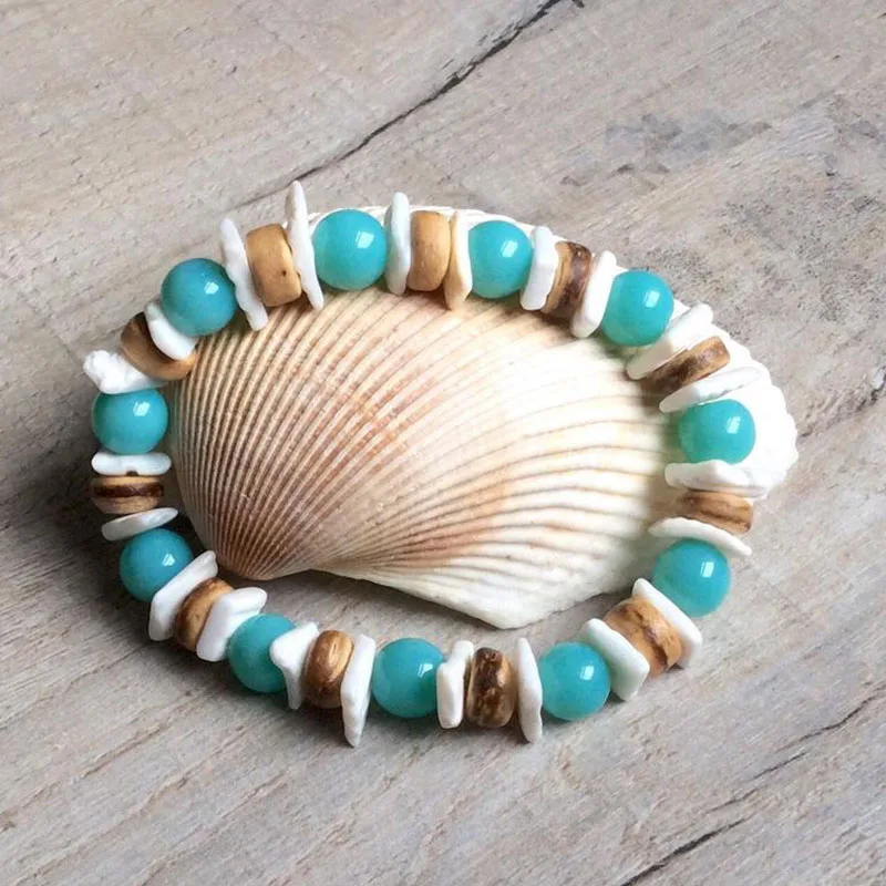 Beaded bracelet-Mens Beaded Stacking Bracelets, Boho Bracelets, Hematite Bracelet