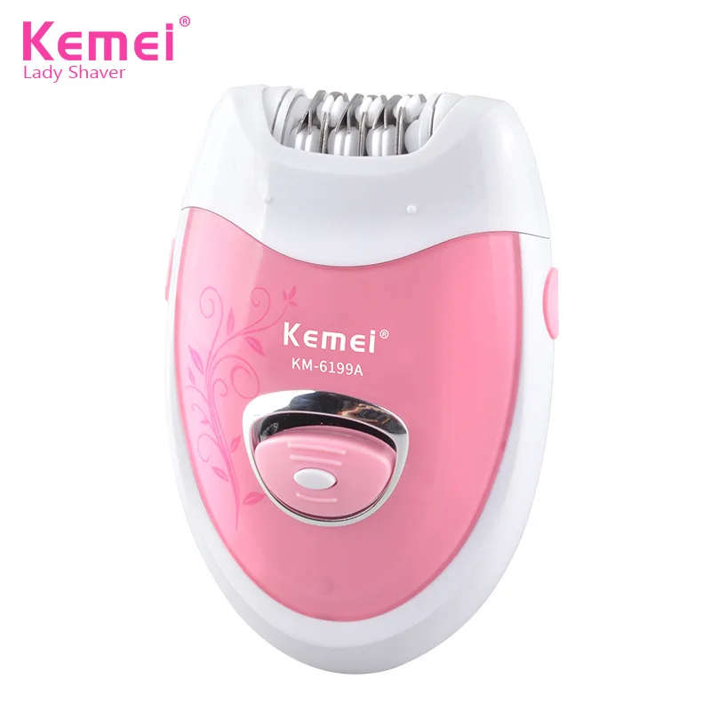 Kemei Electric Epilator Rechargeable Women Shaver Hair Removal Bikini Body Face Underarm