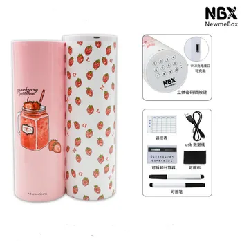 

10 style multi-functional pencil case Intelligent lock pencil box students use large capacity pen bags fashion portable