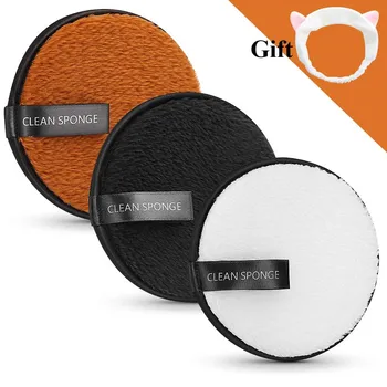 

YBLNTEK 3PCS Reusable Makeup Remover Pads Eye Makeup Remover Pads Organic Microfiber Face Pads Water Makeup Cleaning Wipe