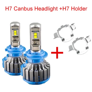 

DIC H7 LED Car Headlights 16000LM 90W 12V Turbo Canbus Bulb Fog Light 4side COB Signal Lamp with H7 Holder LED Canbus Lamp
