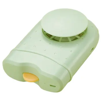 

USB charging handheld hanging neck ultra-quiet fan Button Ordinary Round Plastic Light and convenient Ultra thin Endurance