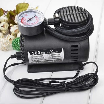 

Automotive Tire Pump Mini Tire Inflator Car Air Pump Air Compressor 300 PSI Tire Inflator Pump for Car Motorcycle Bike Car Parts