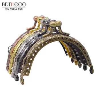 

8.5cm Round Metal Frame for Purse Handle Clutch Bag Clasp Handbag Accessories Making Purse Clasp Lock Metal Clasp Bags Hardware