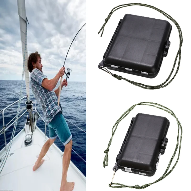 

11 Compartments black Big small size Tackle Box fishing Plastic Storage Holder Square Fish Lures Hooks Baits Fishing Accessories