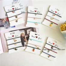 Трехъядерный стиль, корейский стиль, милая мультяшная повязка для волос, мультяшная повязка для волос, детский женский головной убор для завязывания волос, повязка для волос Ca