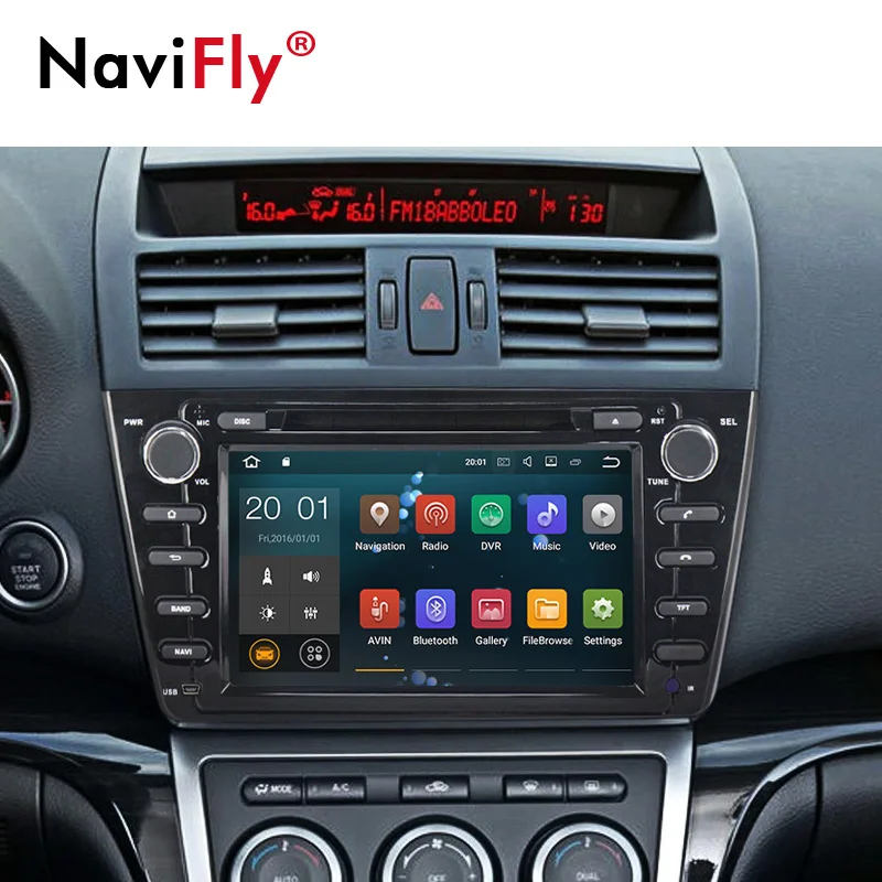 Cheap 8Core Android 9.0 4+32G Car Radio DVD Player Car Multimedia For Mazda 6 Ruiyi Ultra 2008 2009 2010 2011 2012 GPS Navi Canbus RDS 1
