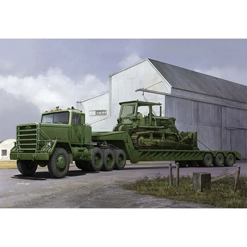 Трактор Trumpeter 01078 1/35 M920 тягач M870A1 комплект моделей для полуприцепа | Игрушки и