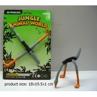 Plastic toy &quotJungle Animal World&quot. Ostrich Gifts Hobbies Baby Kids Birthday Toys for children Fantasy Figurines Action Figures |