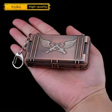 PUBG Keychain Escape Victory Chest + Key Gift Set Key Chain Opens The Alloy Model Weapon Key Chains malcolm balen a model victory
