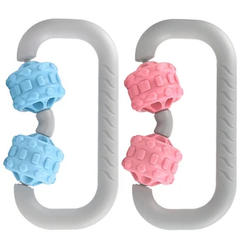 

2 Wheel Trigger Point Massage Roller Muscle Relaxer Neck Arm Leg Massager Comprehensive Massage Equipment Relieve Tension