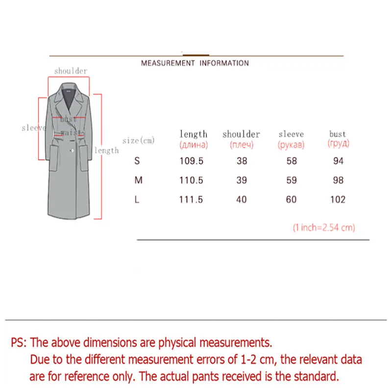 Woollen Coats Autumn Winter Women's Tops OL Plaid Long Design Thin Waist Felt Coat Female Double Breasted Wool Coats All-match