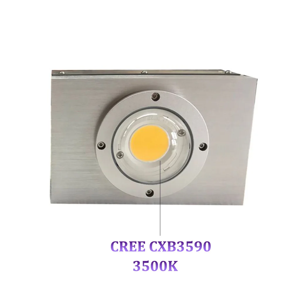 Системы полного спектра Crees Cxb3590 гидропоники 100 Вт Cob Led Grow Light