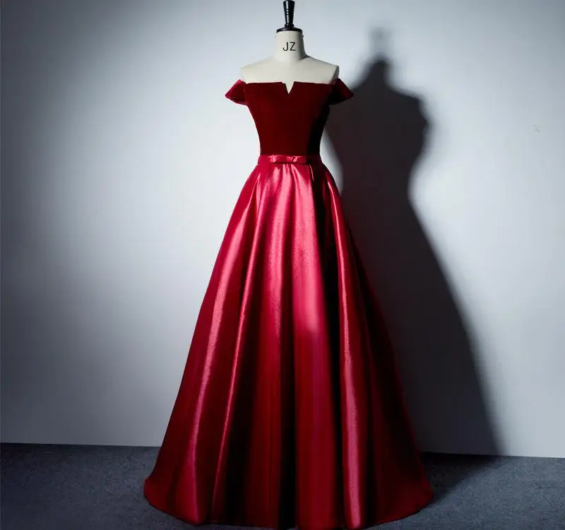 Высококачественное вечернее платье Qipao элегантное сплошной темно-синий халат De Soiree изысканное бальное платье с v-образным вырезом vestidos De Festa - Цвет: Style C