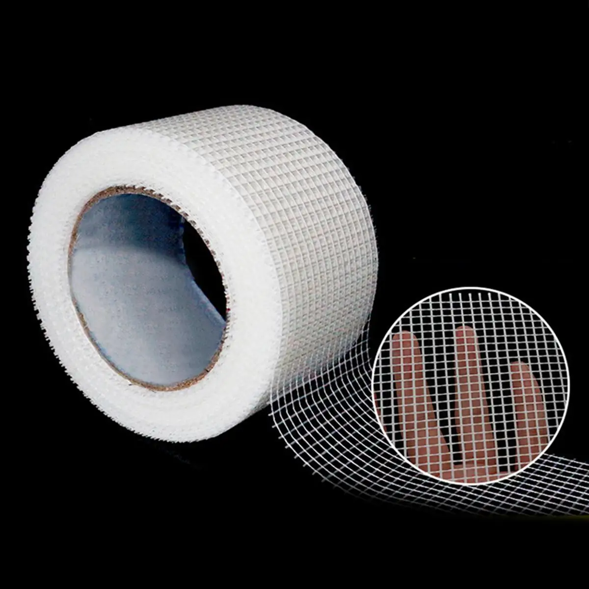 

1Roll 100mm*45M Fiberglass Cloth Tape E-Glass Wide Fiber Plain Weave Insulation Heat Resistant High Temperature Tissue Tape