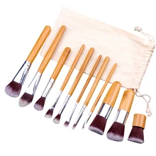 Eyeliner Eyebrow Make up Brush Sets with Travel Box Samll 12PCS Makeup Brushes Set 7PCS Make-up Tool