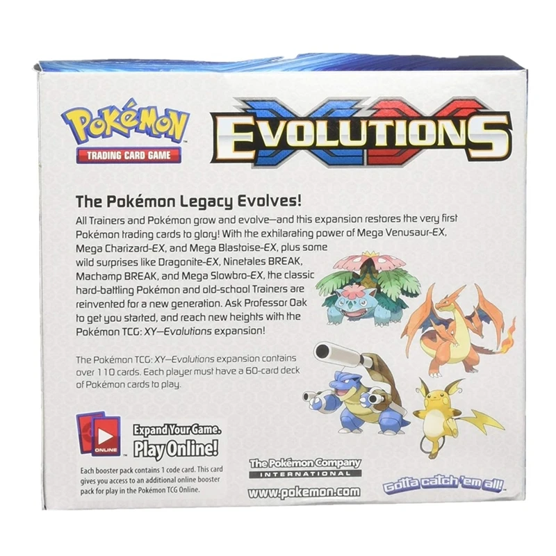 Ceny 324 sztuk Pokemon karty słońce i księżyc XY ewolucje Booster Box kolekcjonerskie karty kolekcjonerskie gry