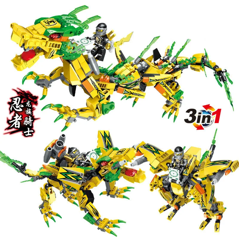 Phantom Ninjago Дракон рыцарь образование строительные блоки игрушки совместимы с Legoings