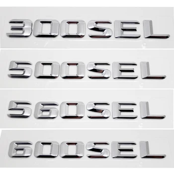 

For Mercedes Benz 300SEL 500SEL 560SEL 600SEL R107 R129 R230 R231 W204 W203 Trunk Rear Lid Emblem Badge Alphabet Letter Decal