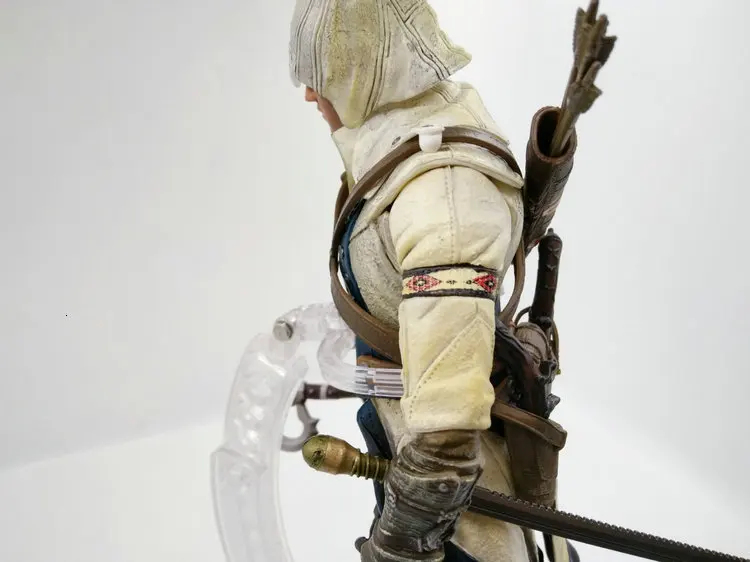 Фигурка Assassin Is Creed, PlayArts, Connor Kenway, подвижные игрушки, ПВХ, 27 см, модель, ПВХ, фильм, подарок, коллекционная кукла, Figma